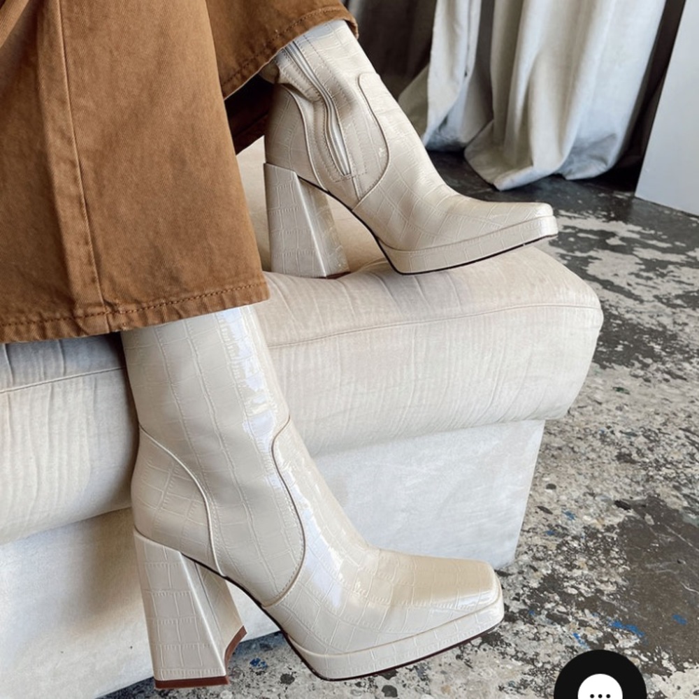 ✨Princess Polly Jamie Croc Platform Boots